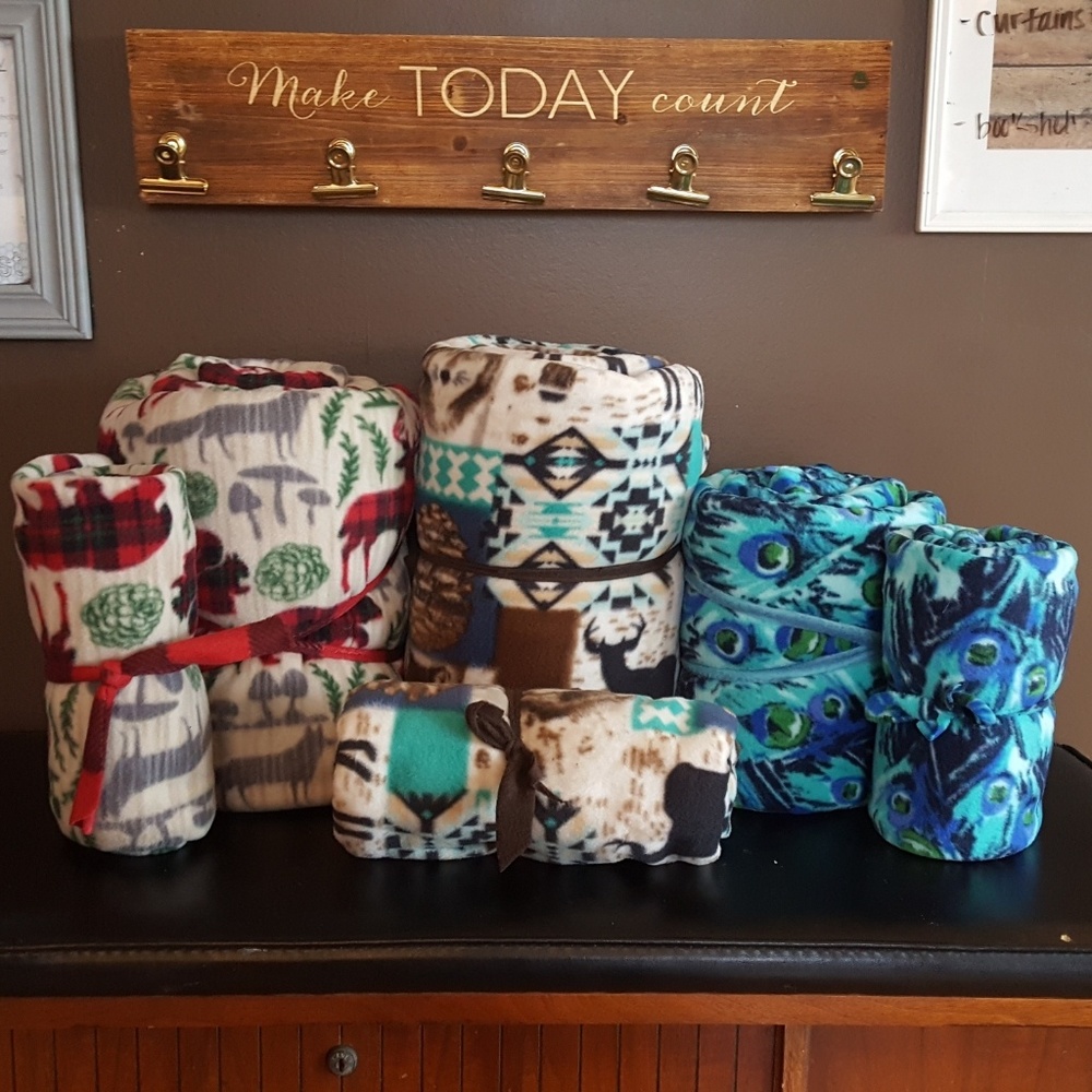 Homemade Fleece Blankets!